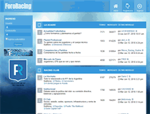 Tablet Screenshot of fororacing.com.ar